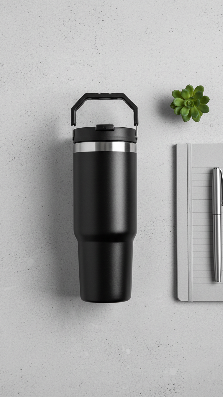 304 Stainless Steel Hot & Cold Insulated Coffee Mug – 500ml Travel Mug