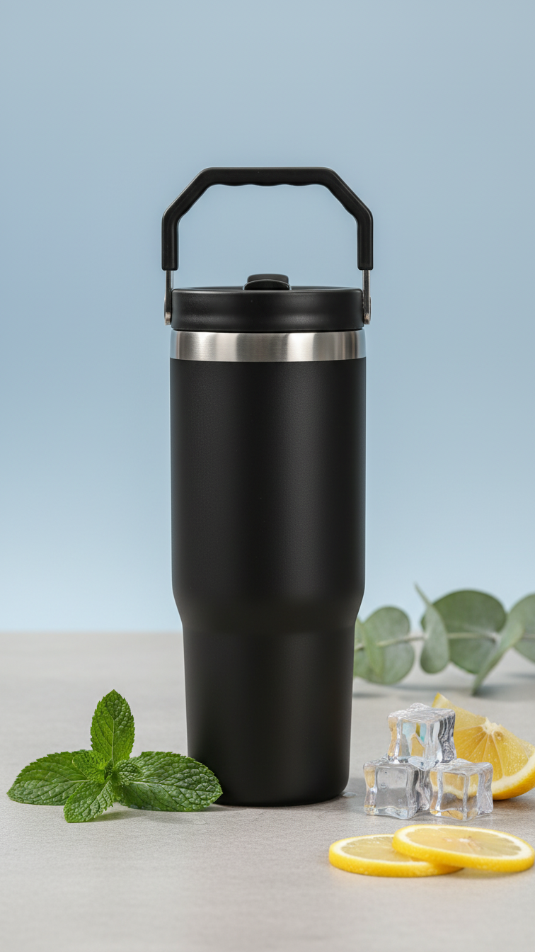 304 Stainless Steel Hot & Cold Insulated Coffee Mug – 500ml Travel Mug