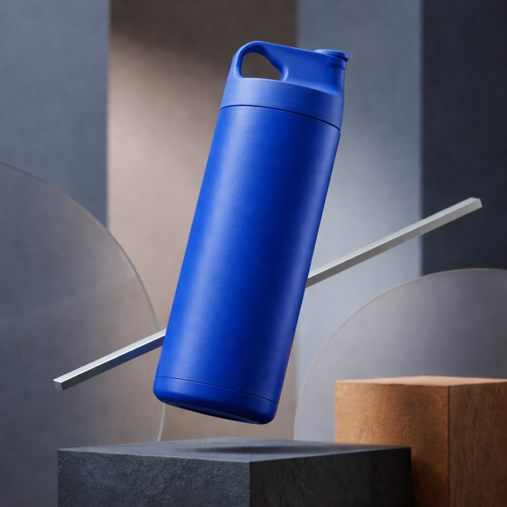 304 Stainless Steel Vacuum Bottle with Sipper Cap – 600ml