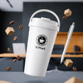 304 Stainless Steel Vacuum Mug with Handle – Insulated Travel Mug