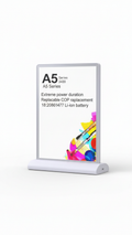 Acrylic A5 Table Menu Holder – Transparent Display Stand