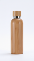 Bamboo Finish Vacuum Insulated Bottle – 500ml Hot & Cold Flask