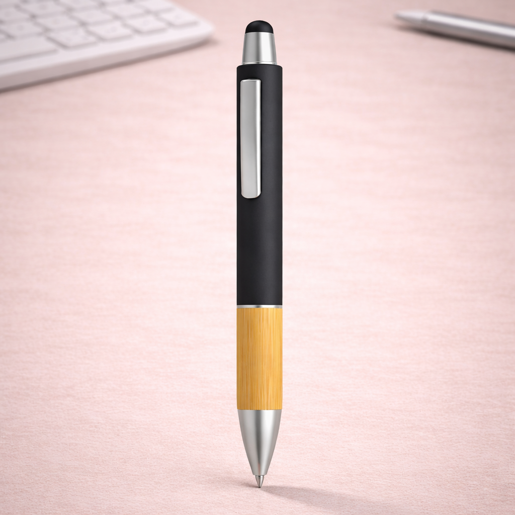 Bamboo Grip Ball Pen – Eco-Friendly Executive Metal Pen