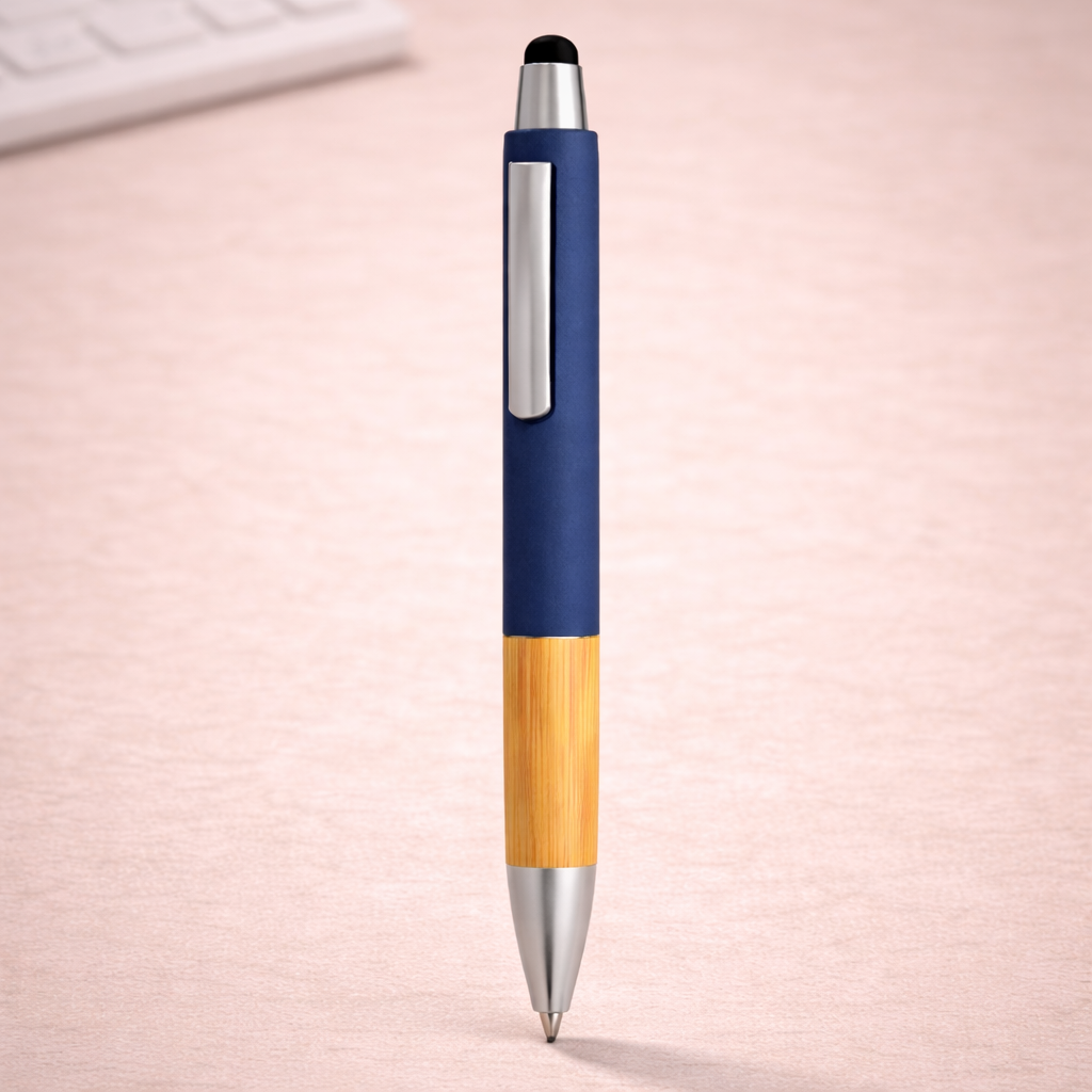 Bamboo Grip Ball Pen – Eco-Friendly Executive Metal Pen