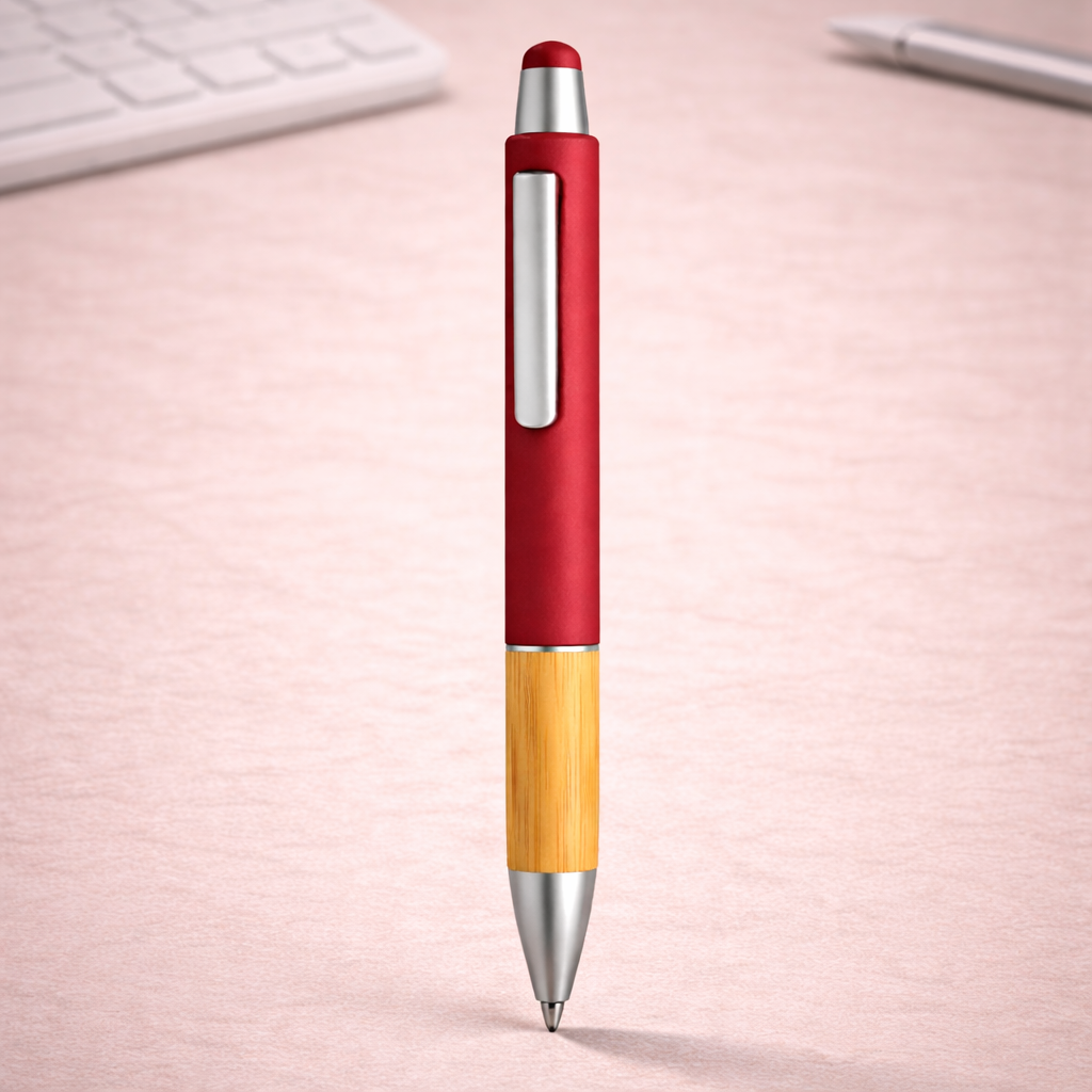 Bamboo Grip Ball Pen – Eco-Friendly Executive Metal Pen