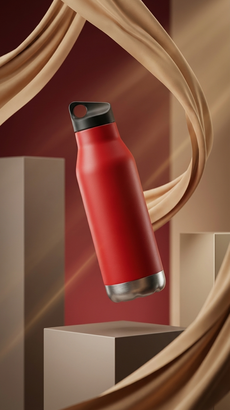 Double Wall Sports Water Bottle – 650ml Stainless Steel Flask