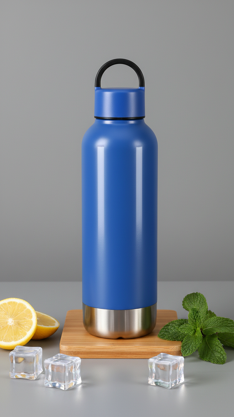 Double Wall Vacuum Insulated Water Bottle – 500ml Stainless Steel Flask