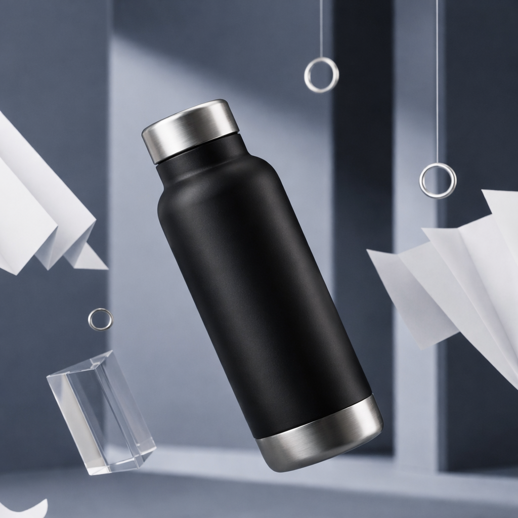 Double Wall Vacuum Insulated Water Bottle – 500ml Stainless Steel Flask