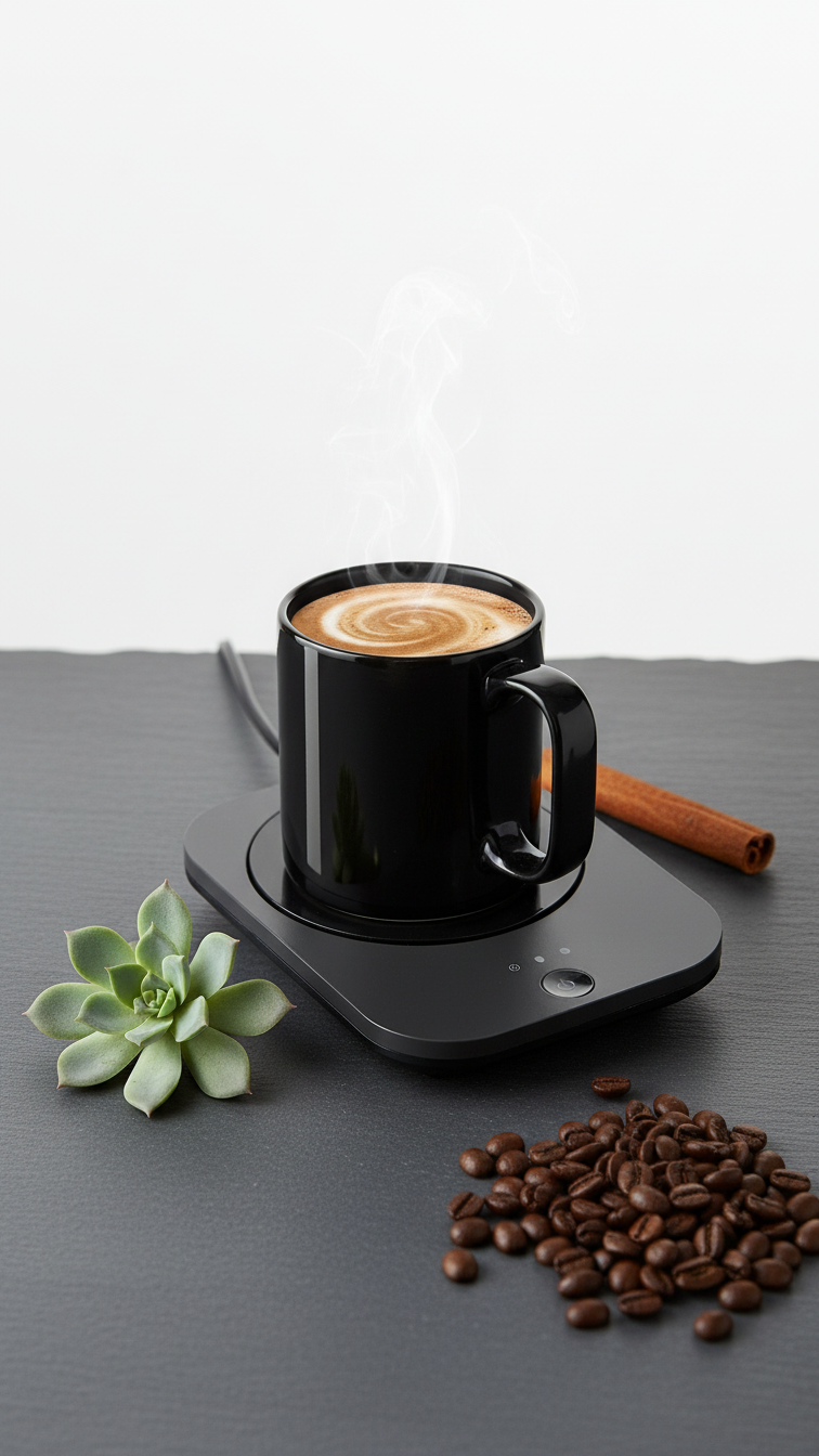 Electric Mug Warmer with Heating Plate – Smart Coffee Cup Heater