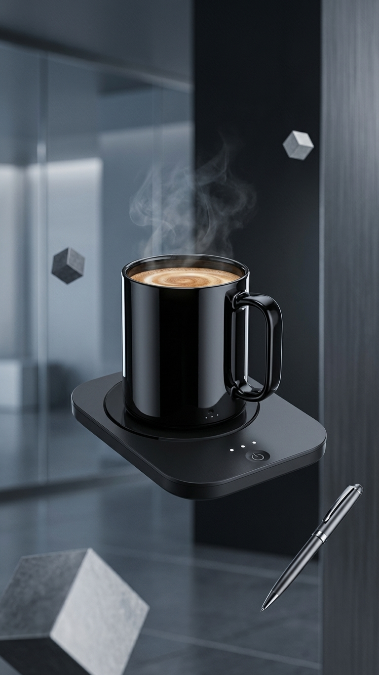 Electric Mug Warmer with Heating Plate – Smart Coffee Cup Heater