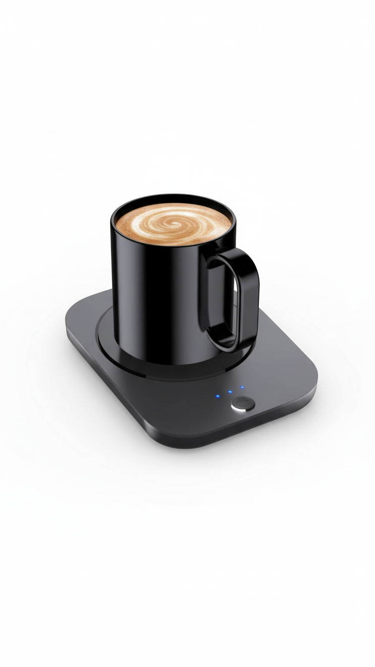 Electric Mug Warmer with Heating Plate – Smart Coffee Cup Heater