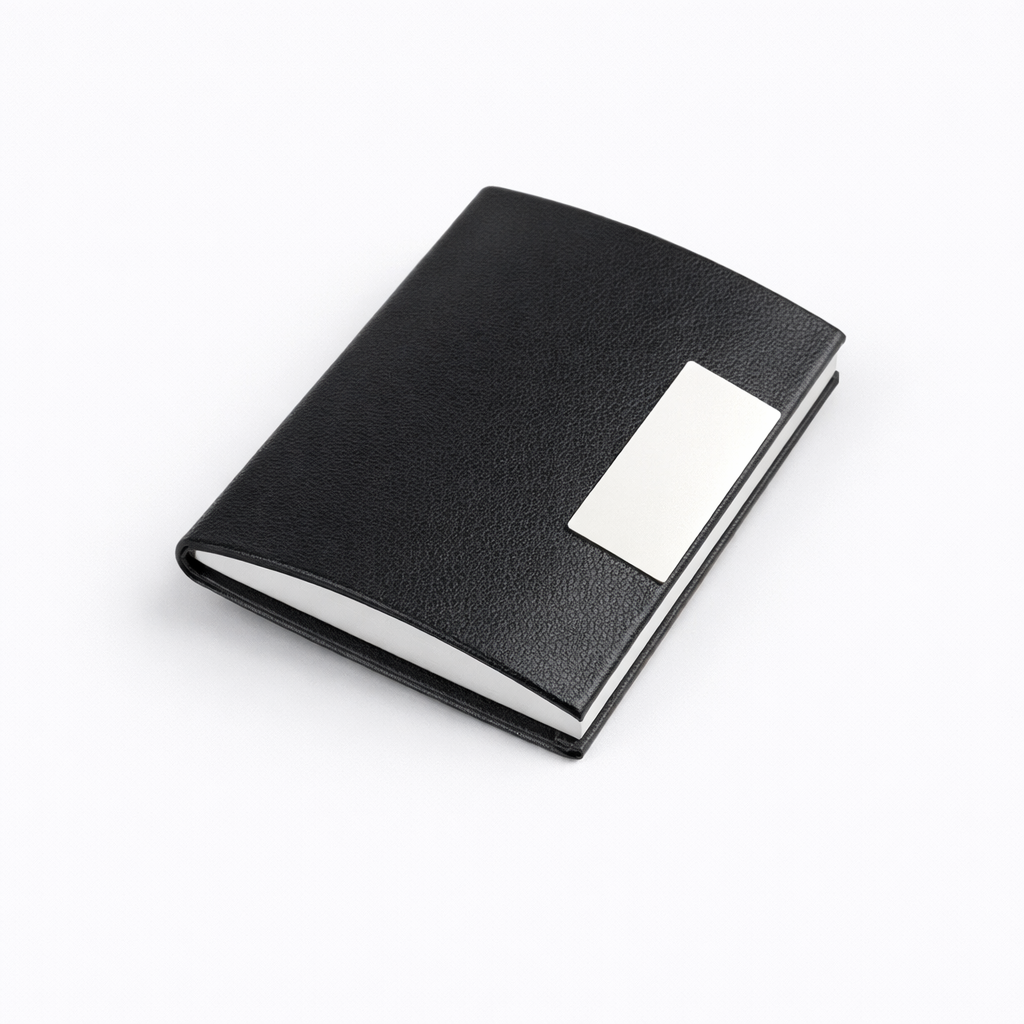Executive Magnetic Card Holder – Premium PU Leather Business Card Organizer