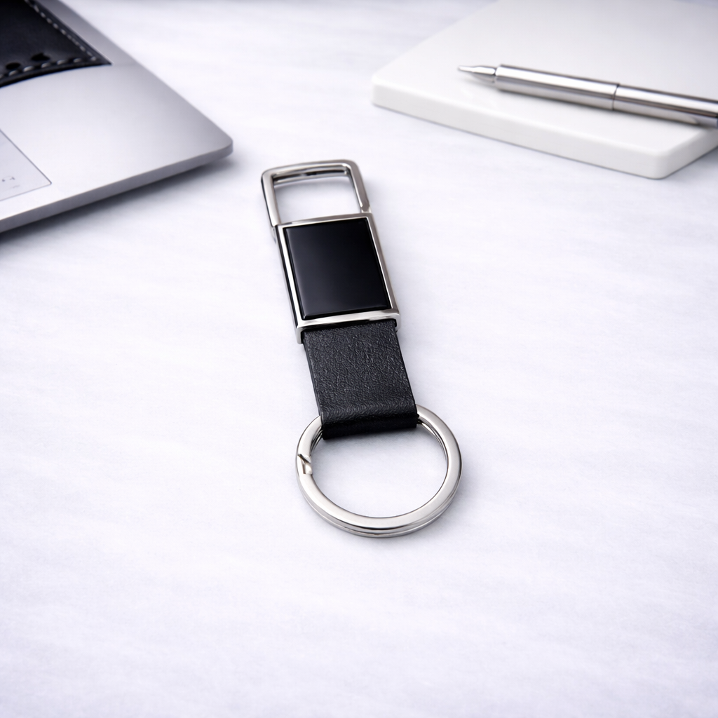 Executive Metal Hook Keychain – Premium Corporate Key Holder