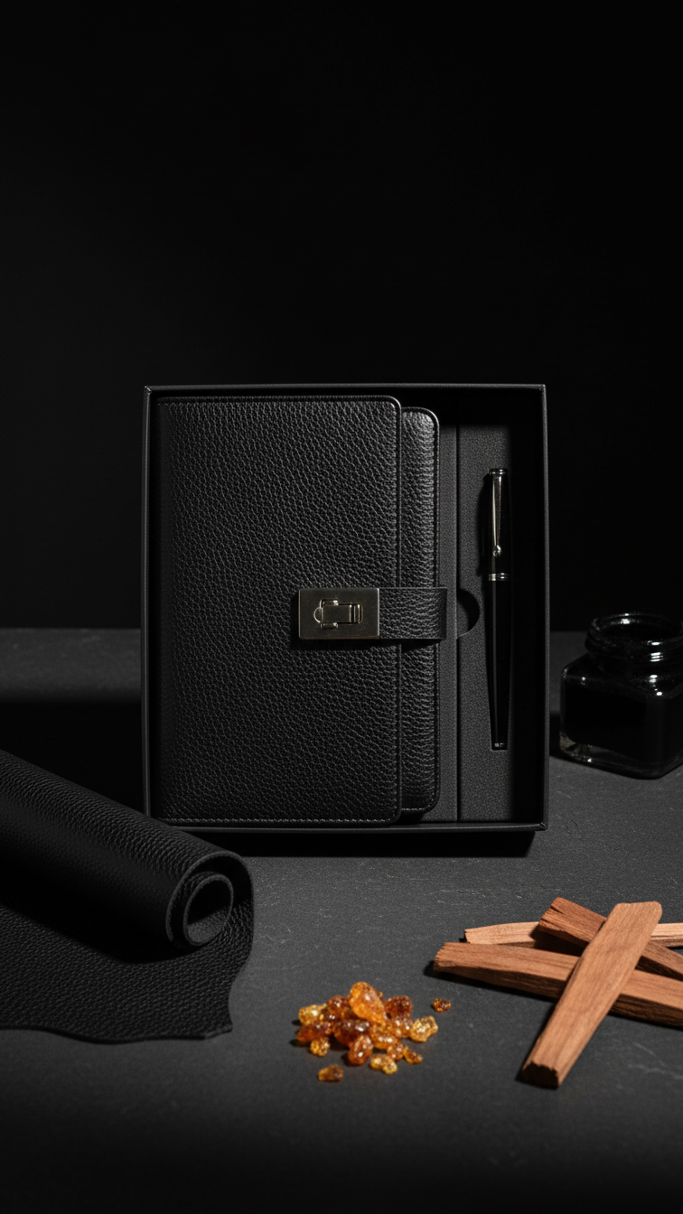 Executive Diary & Metal Pen Gift Set – Premium 2-in-1 Corporate Gift