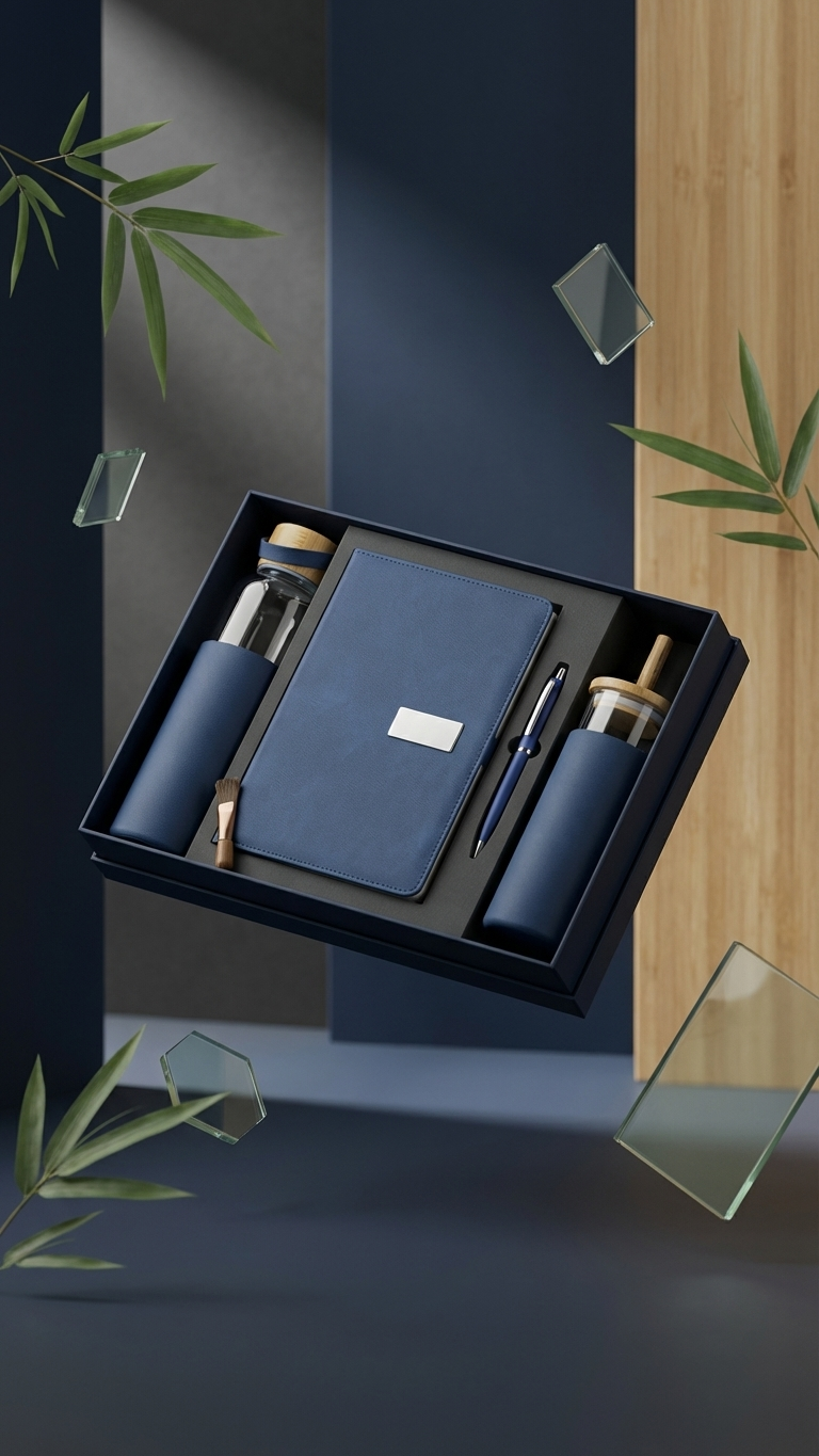 Executive Gift Set with Bottle, Mug, Diary & Metal Ball Pen