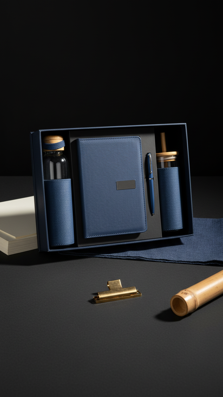 Executive Gift Set with Bottle, Mug, Diary & Metal Ball Pen