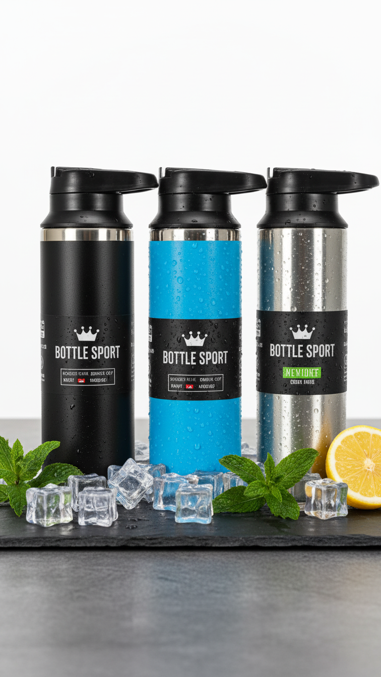 Hot & Cold Vacuum Bottle with Transparent Sipper Cap – 650ml