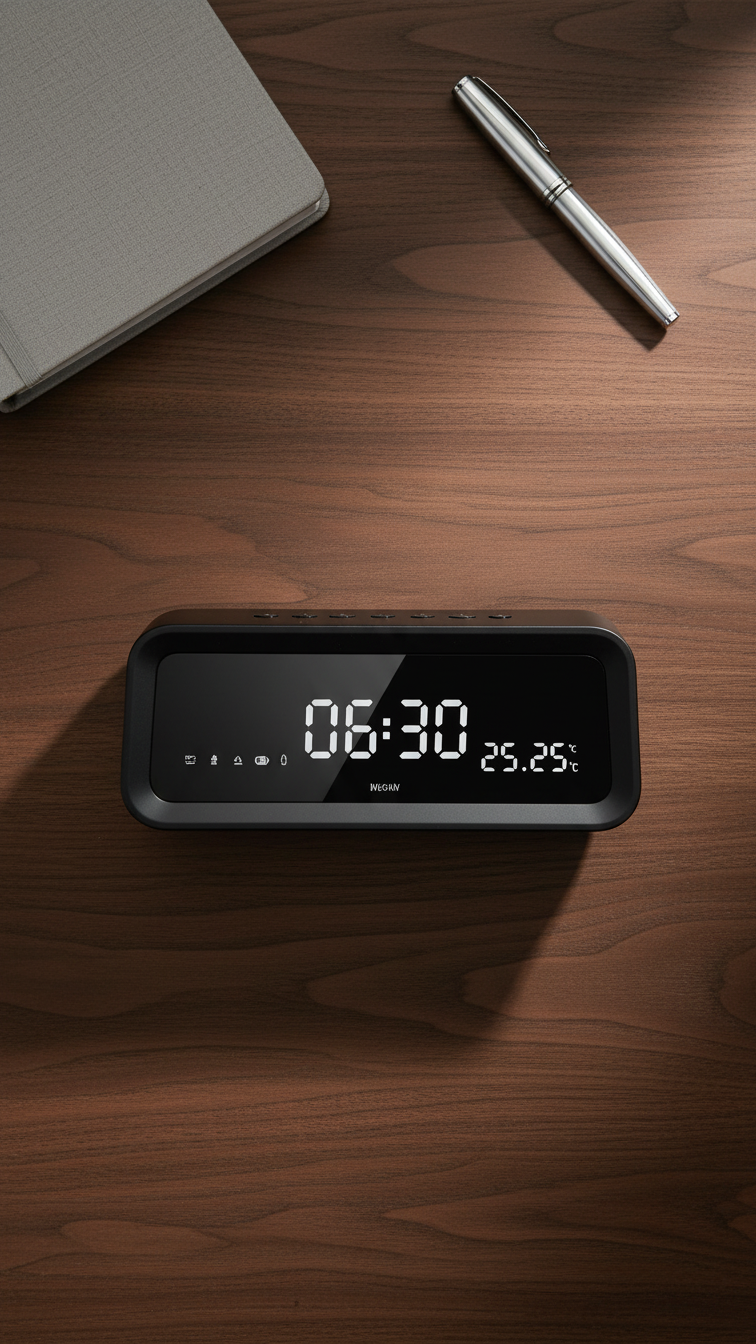 K3 Wireless Clock Bluetooth Speaker – Smart LED Desk Speaker