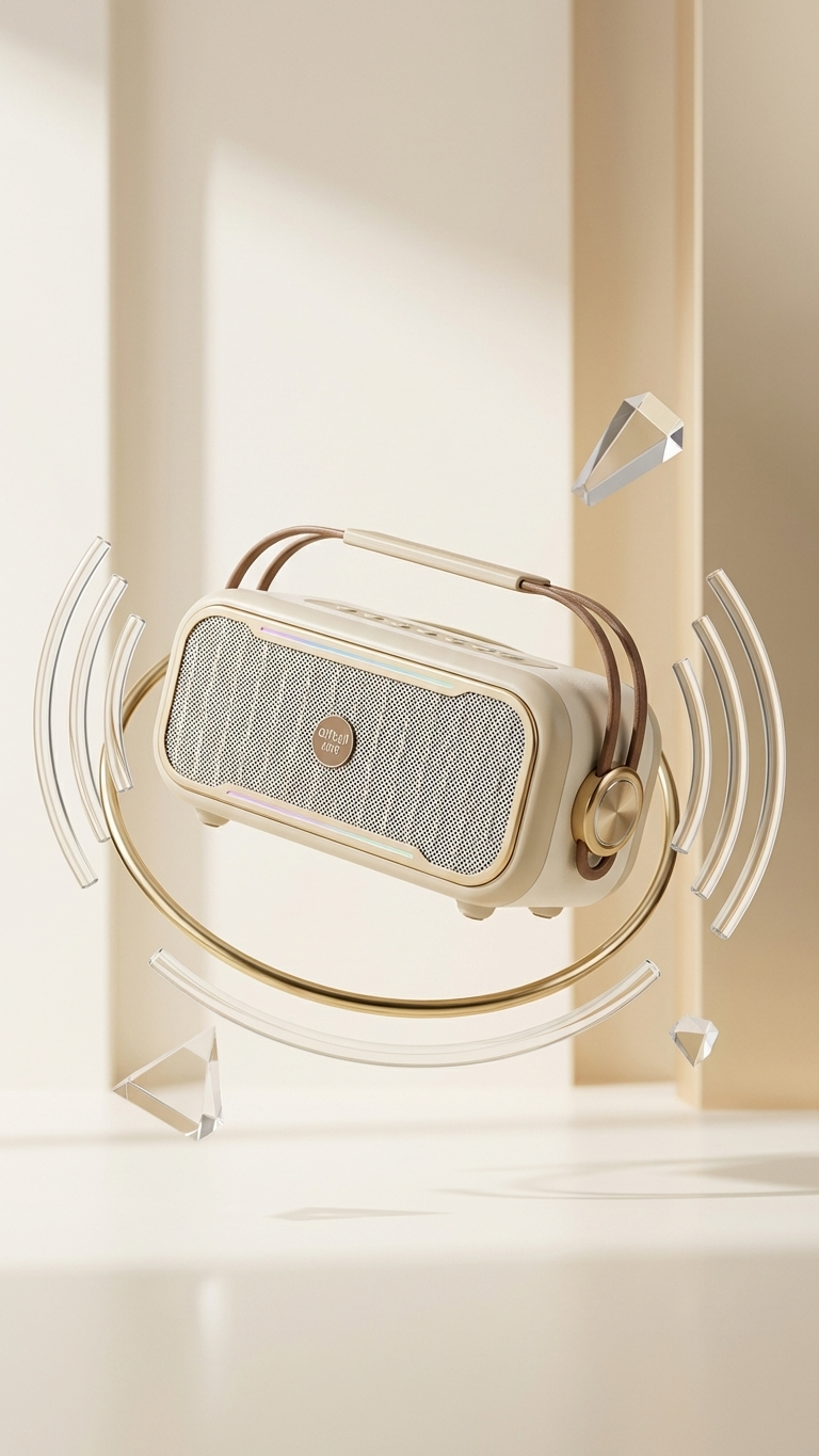 NOW GO C2 Portable Karaoke Bluetooth Speaker with Wireless Mic