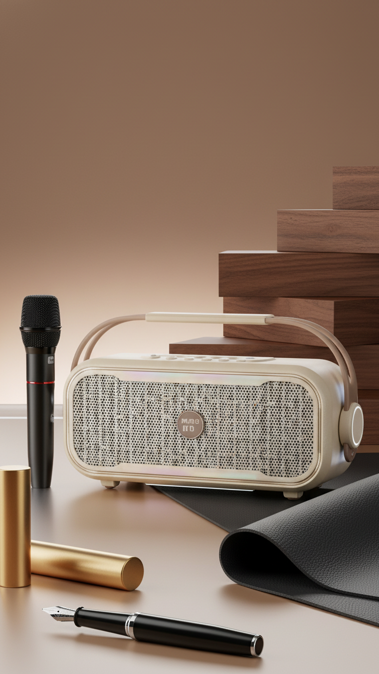 NOW GO C2 Portable Karaoke Bluetooth Speaker with Wireless Mic