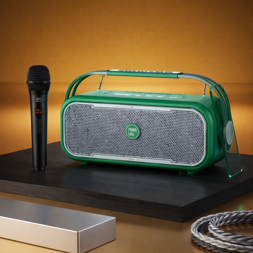 NOW GO C1 Portable Karaoke Bluetooth Speaker with Wireless Mic
