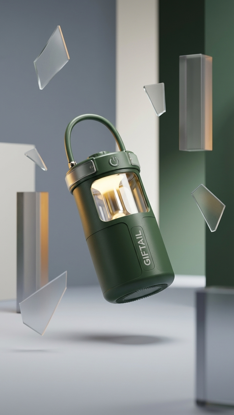 Portable LED Lantern Speaker Lamp – Premium Ambient Light & Bluetooth Speaker