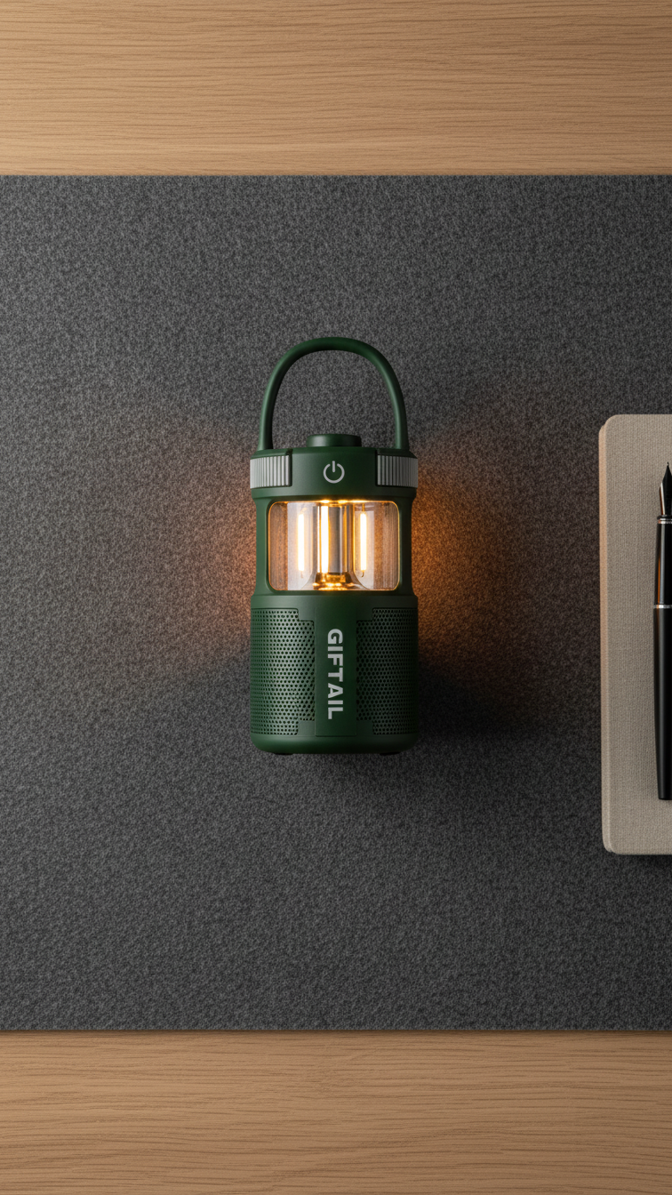 Portable LED Lantern Speaker Lamp – Premium Ambient Light & Bluetooth Speaker