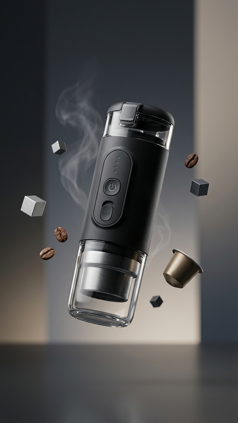 Portable USB Coffee Maker – Smart Travel Espresso Machine