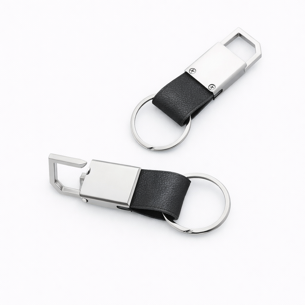 Premium Loop Strap Keychain – Metal Clip Corporate Key Holder