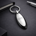 Premium Oval Metal Keychain – Custom Logo Corporate Key Holder