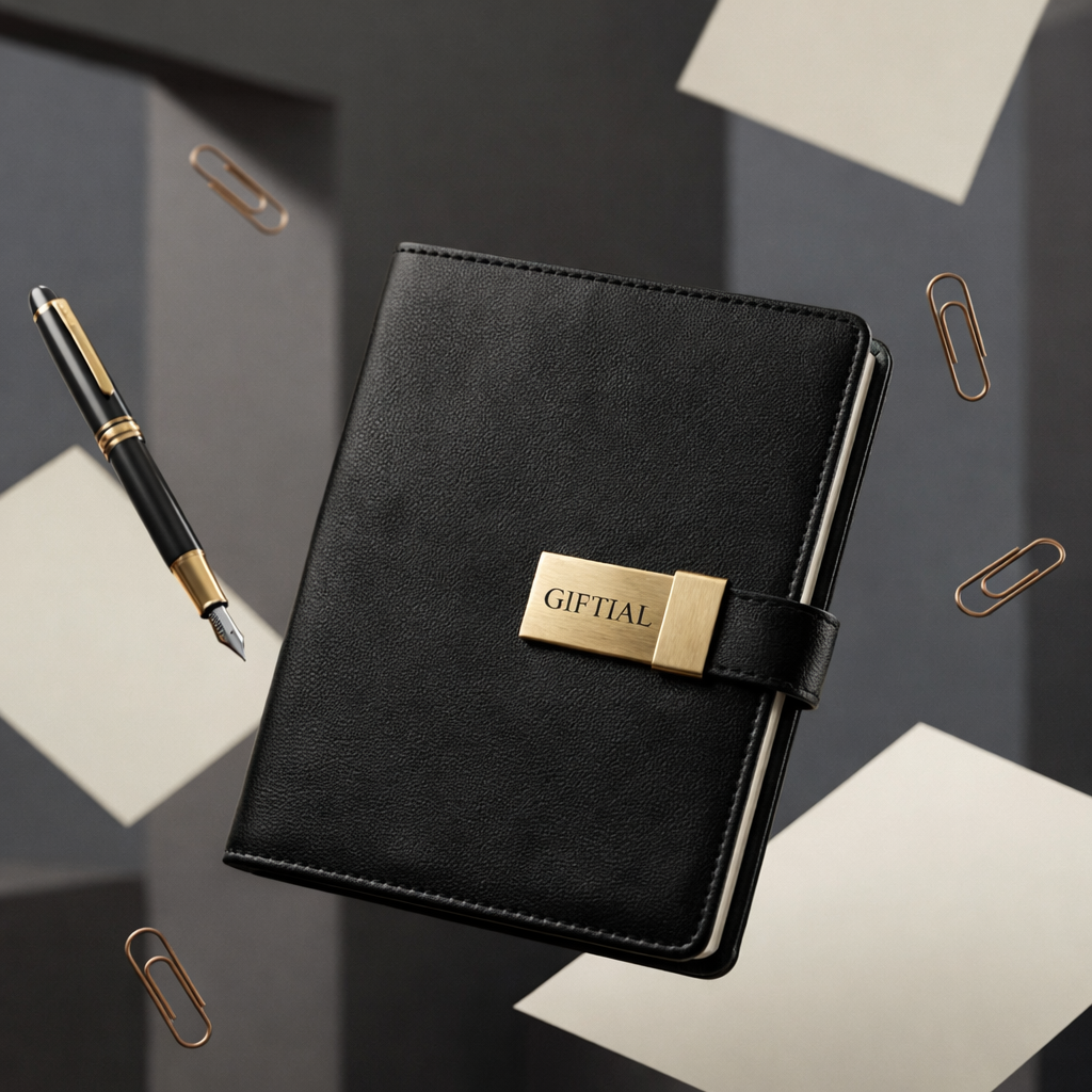 Premium Leather Bound Lock Diary – Executive Notebook