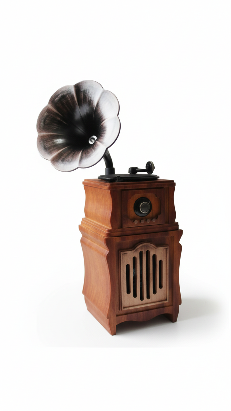 Retro Trumpet Bluetooth Speaker – Vintage Classic Music Speaker