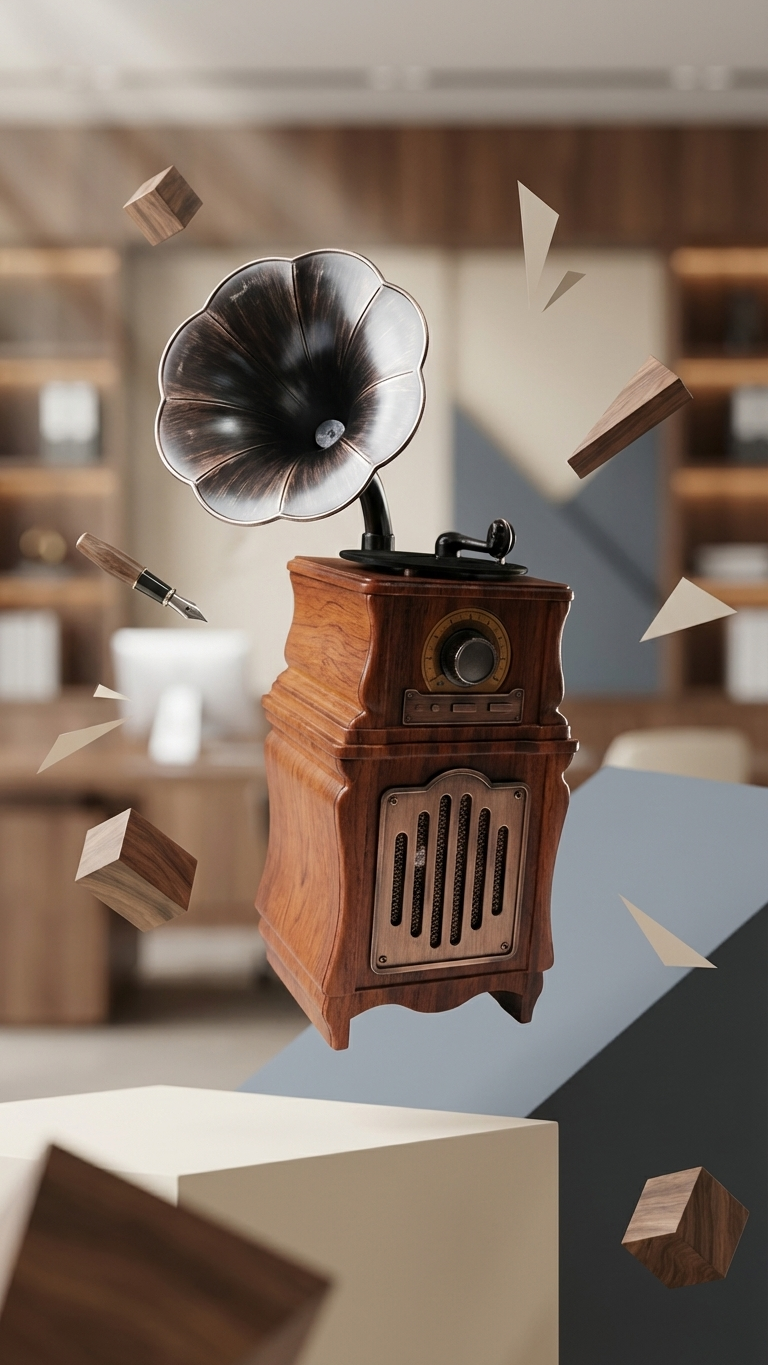 Retro Trumpet Bluetooth Speaker – Vintage Classic Music Speaker