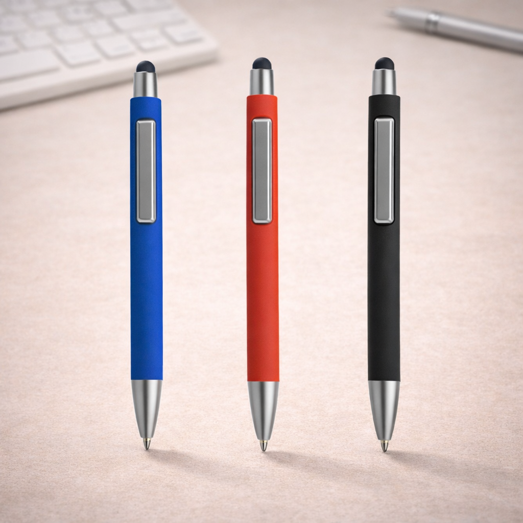 Rubber Coated Metal Ball Pen – Premium Grip Executive Pen