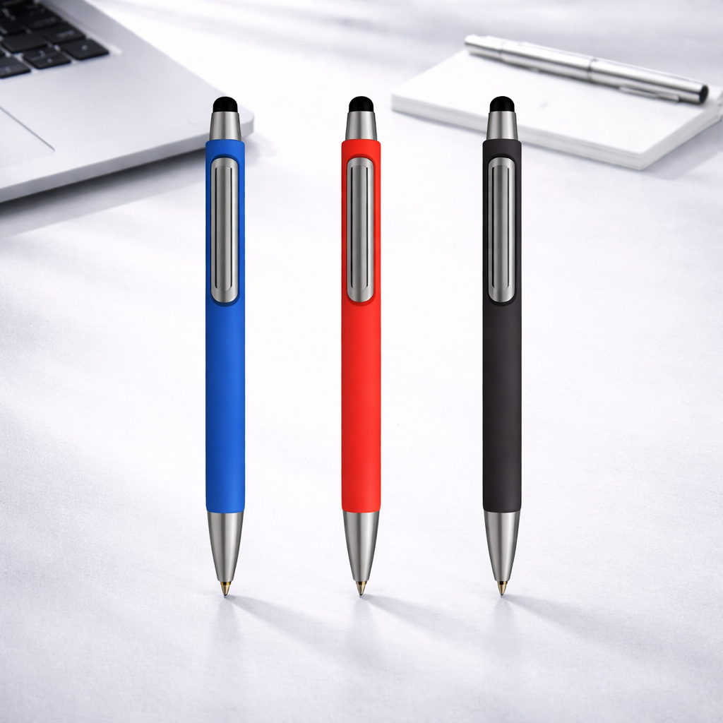 Rubber Coated Metal Ball Pen – Premium Grip Executive Pen
