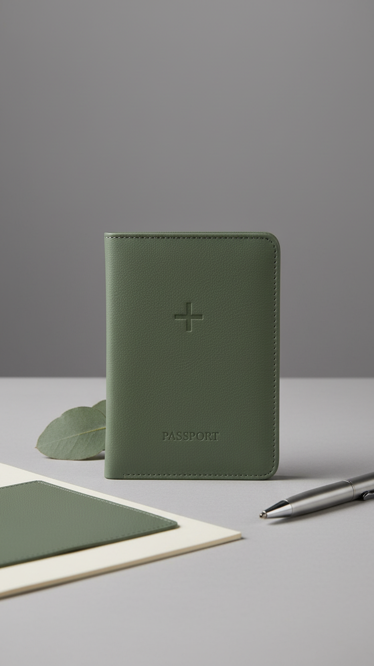 Slim RFID Passport Holder – Travel Document Organizer