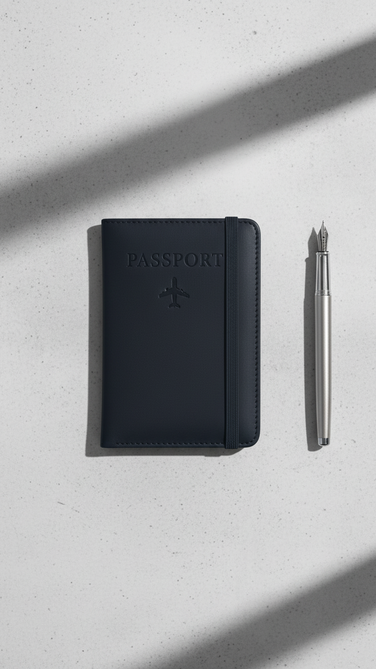 Slim RFID Passport Holder – Travel Document Organizer
