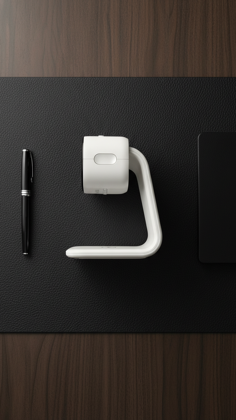 Smart LED Desk Clock with Wireless Charging Pad