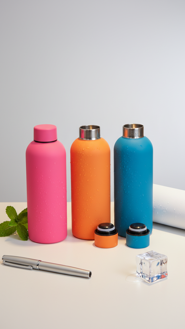 Stainless Steel Water Bottle – 500ml Sleek Insulated Flask
