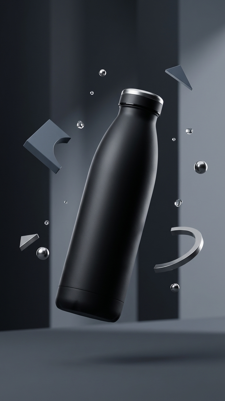 Stainless Steel Insulated Water Bottle – 500ml Vacuum Flask