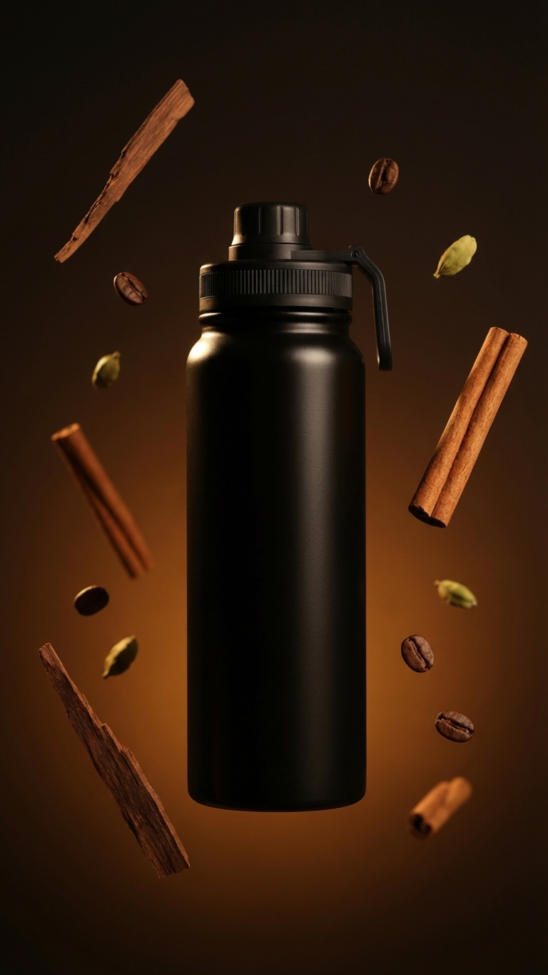 Stainless Steel Vacuum Bottle with Handle – 650ml Hot & Cold Flask