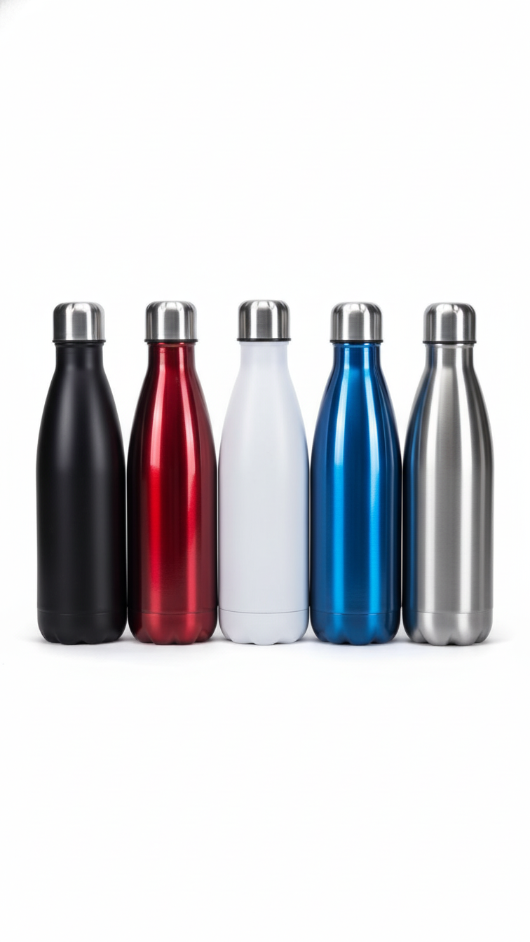 Stainless Steel Vacuum Insulated Bottle – 500ml Hot & Cold Flask