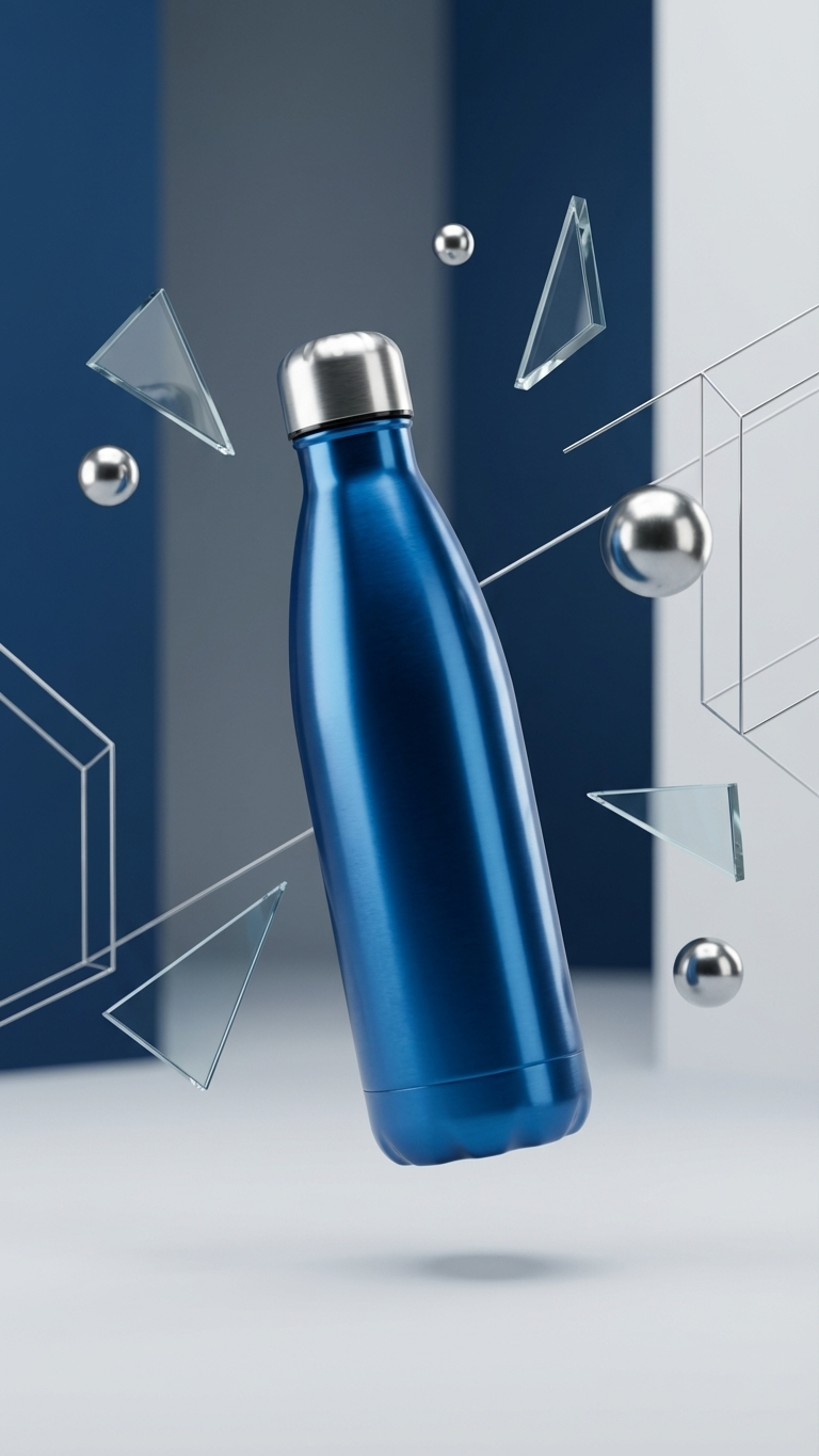 Stainless Steel Vacuum Insulated Bottle – 500ml Hot & Cold Flask