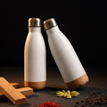 Vacuum Insulated Bottle with Cork Base – 500ml Stainless Steel Flask