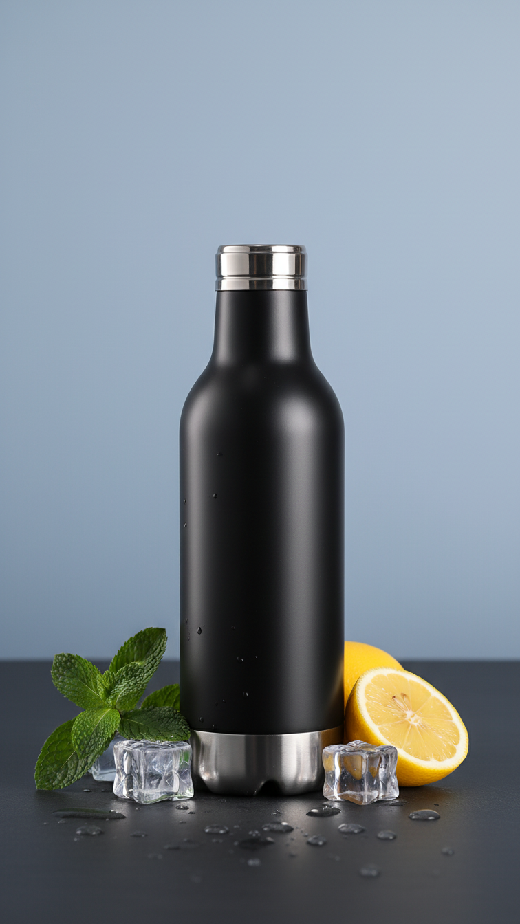 Vacuum Insulated Hot & Cold Water Bottle – 500ml Stainless Steel Flask