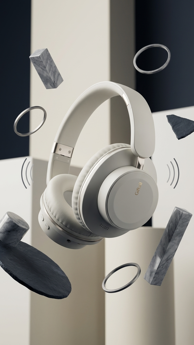Wireless Bluetooth Headphones – Lightweight Over-Ear Headband