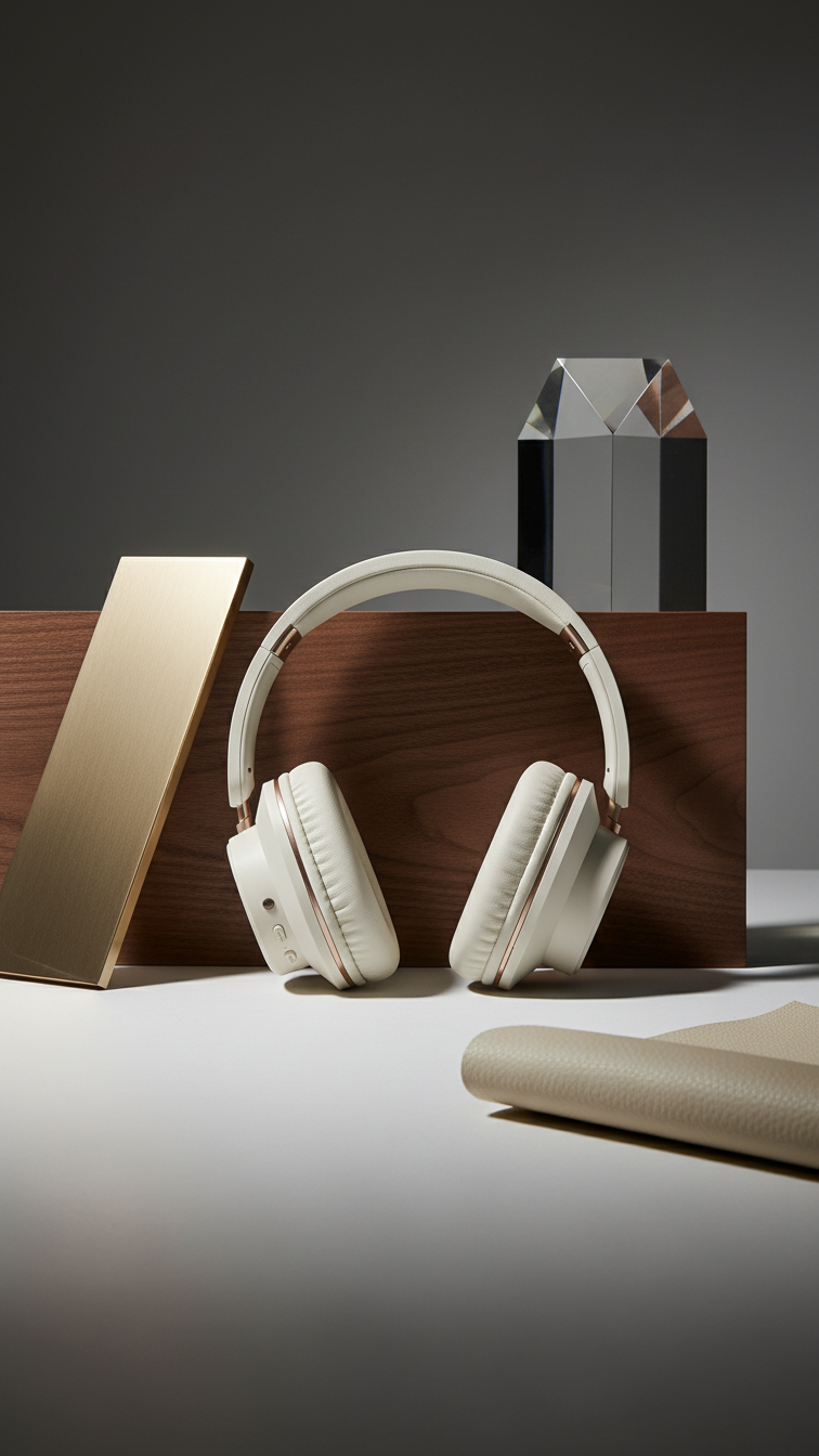 Wireless Bluetooth Headphones – Lightweight Over-Ear Headband
