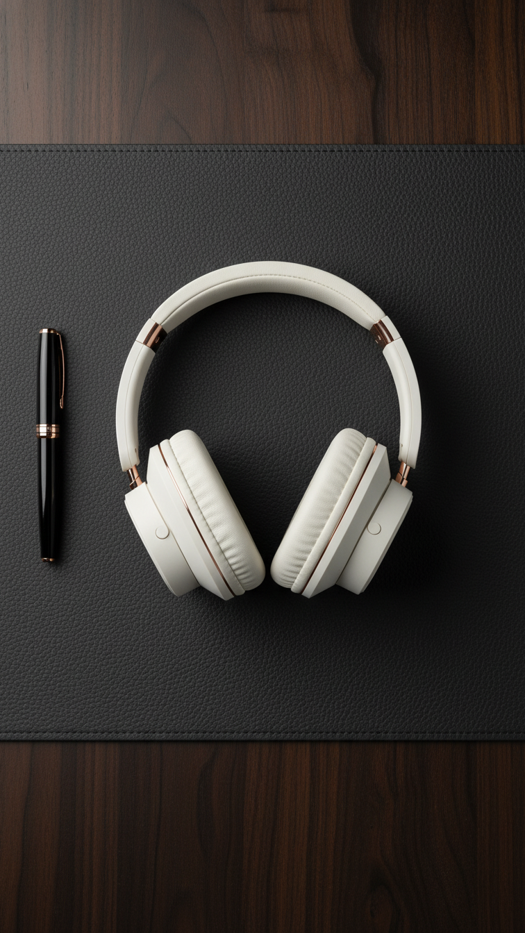 Wireless Bluetooth Headphones – Lightweight Over-Ear Headband