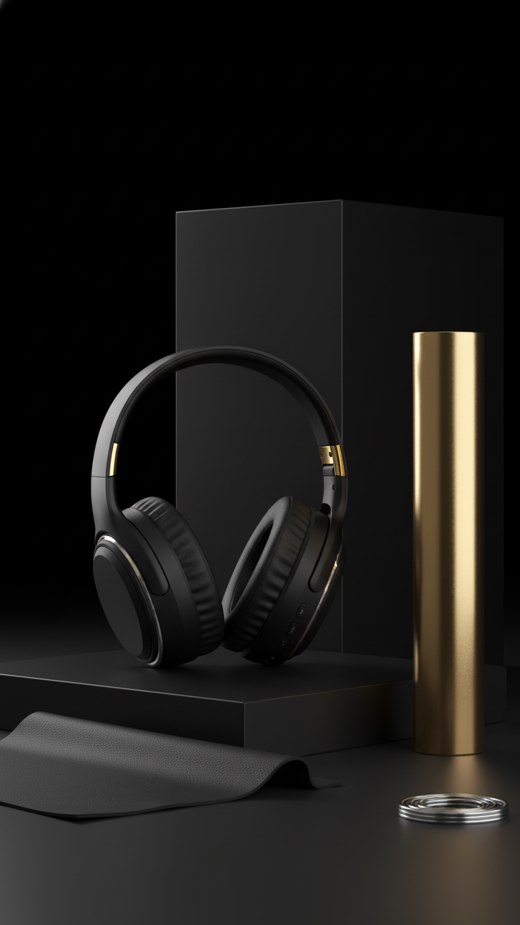 Wireless Bluetooth Headphones – Premium Over-Ear Headband