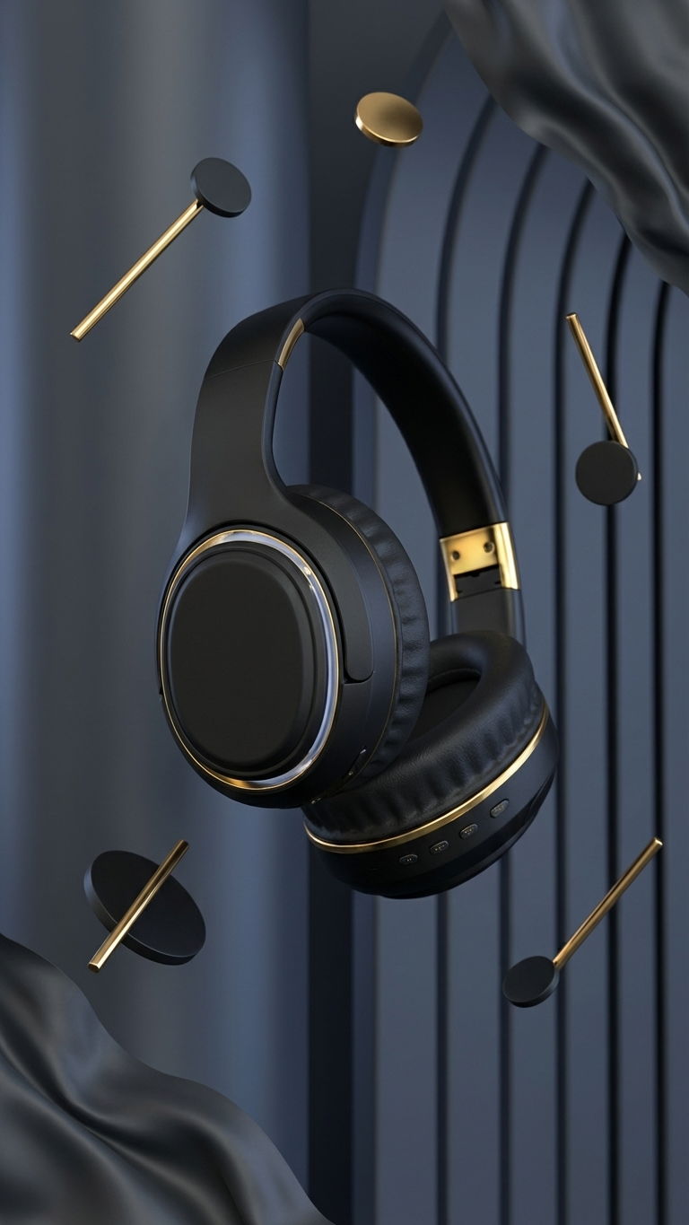 Wireless Bluetooth Headphones – Premium Over-Ear Headband